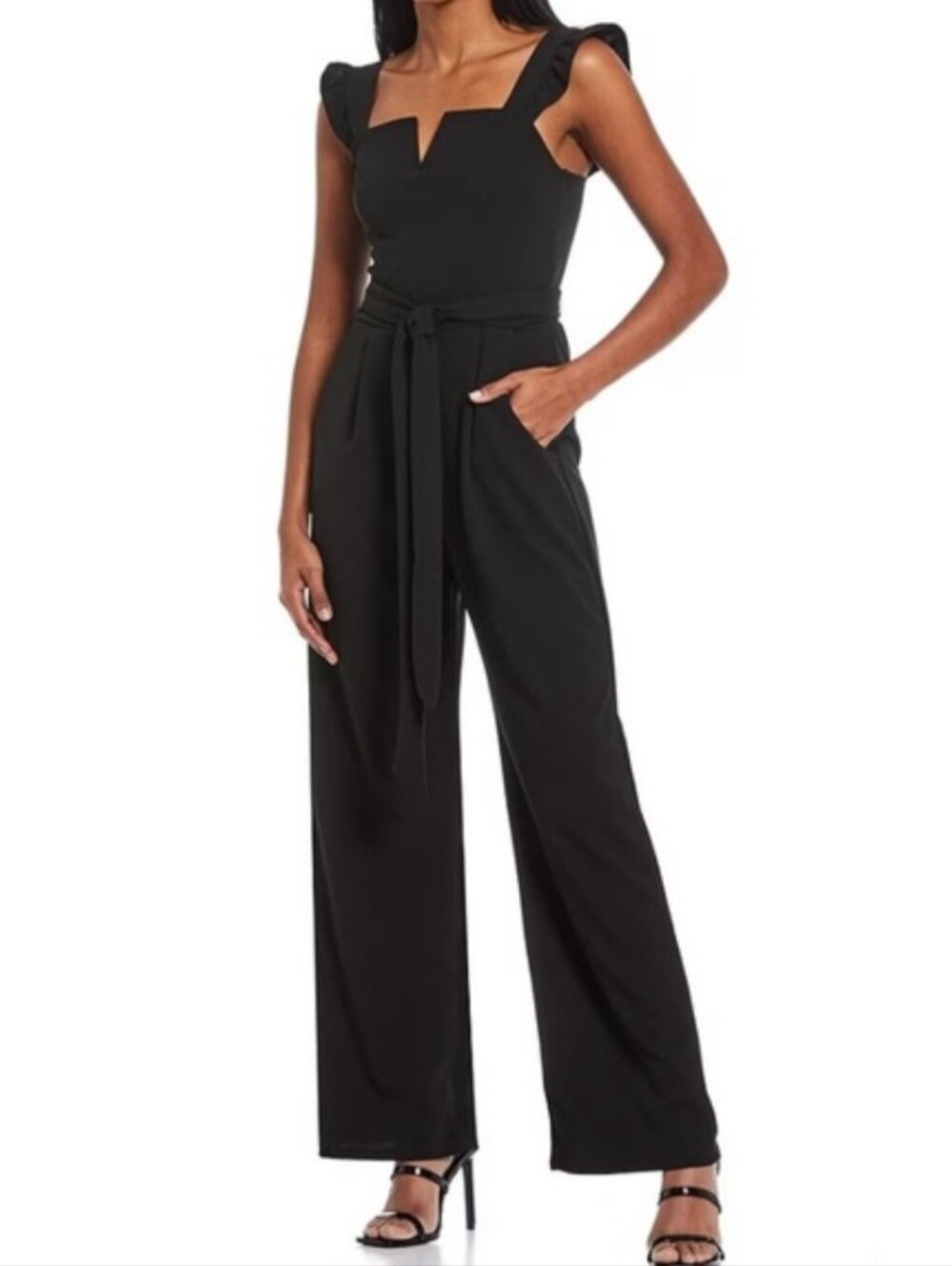 Dry Goods Moa Moa Black Sleeveless Jumpsuit